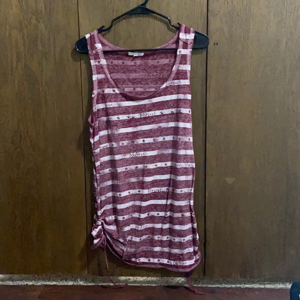 Maurices Burgundy Tank Top